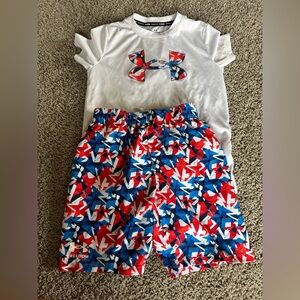 Boys Under Armour Swimsuit set!🏝️